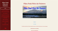 Desktop Screenshot of pikespeakpleinairpainters.com